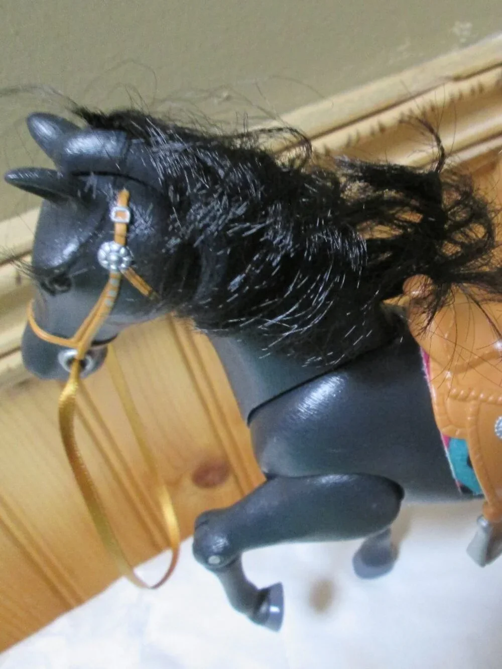Vtg fisher price loving family horse coco works tested